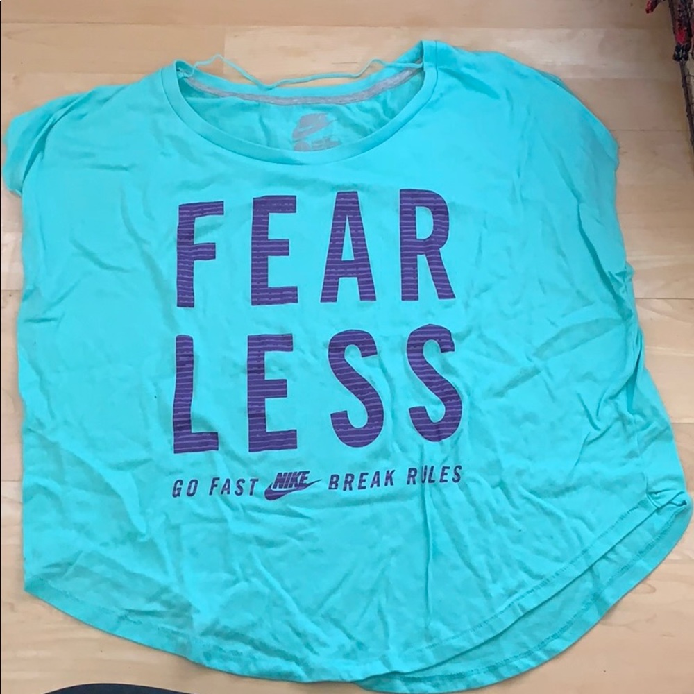 Blue nike t-shirt